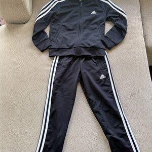 Adidas Black Apparel with White Logo